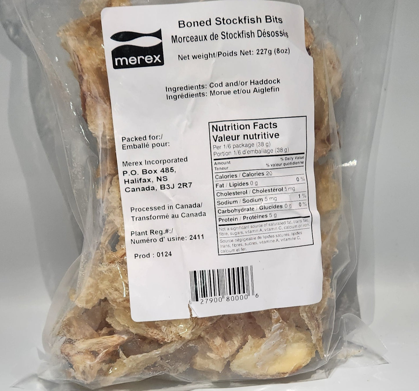 Boneless Stockfish Bits 227g