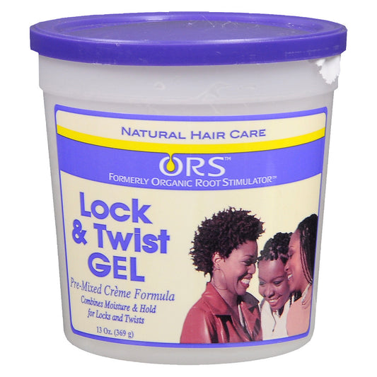 ORS LOCK&TWIST GEL Pre-mixed creme hair gel formular combines moisture & hold for locks and twist