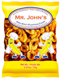 Mr. John Plantain Chips ripe Spicy-400gr