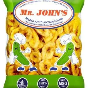 Mr. John:Plantain Chips unripe-400 Gr